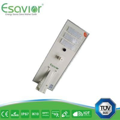 Esavior 12 Hours Bright Mode Discharge Time 60W Solar Street Lights Solar Lights Outdoor Lighting