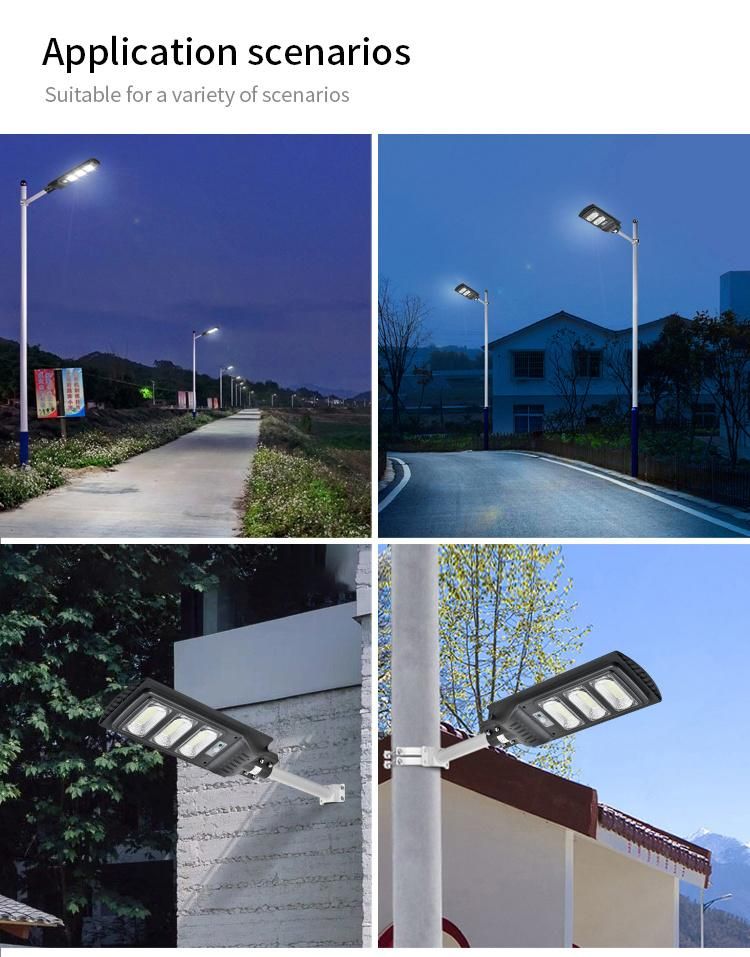 Sensor Solar Street Lamp High Intensity Lighting Solar Street Light