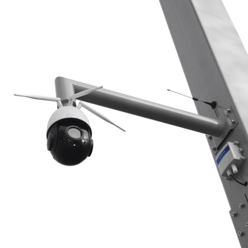 Multi-Function CCTV Camera Environmental Monitoring Solar LED Smart Light Pole