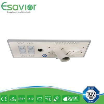 40W Integrated LED Solar Street /Garden/Road Light (ALL IN ONE) -Platinum Series 7200 Lumen Outdoor Lamp Esavior