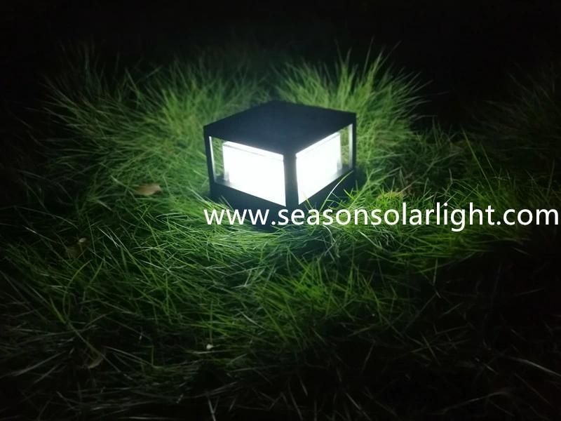 New Energy Saving LED Light Lamp Fence Post LED Garden Outdoor Solar Fence Light with LED Chip