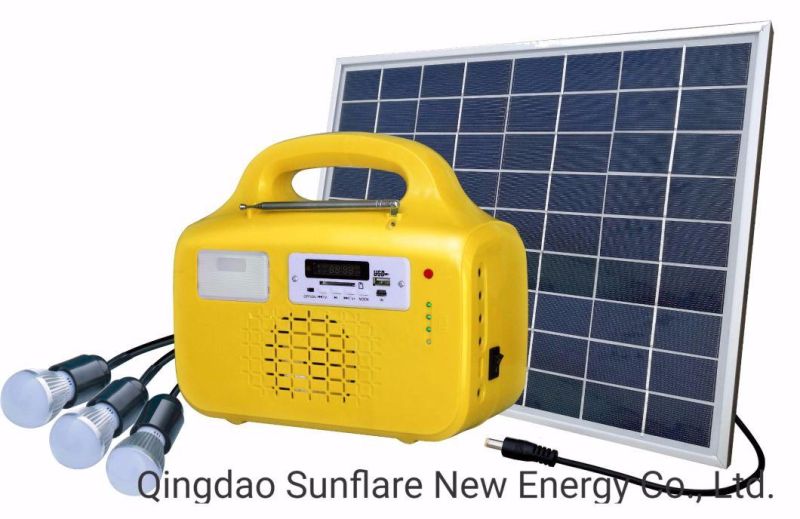 New Model Solar Home Light Kit MP3+FM Radio