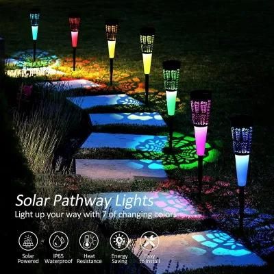 Goldmore2 Outdoor Garden Lamp Pathway Solar Powered Landscape Light