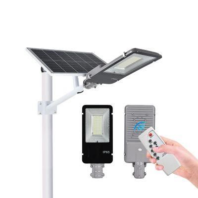 Wholesale IP65 Waterproof Remote Control Street Light Outdoor Solar Powered LED Street Lights LED Solar Streetlight