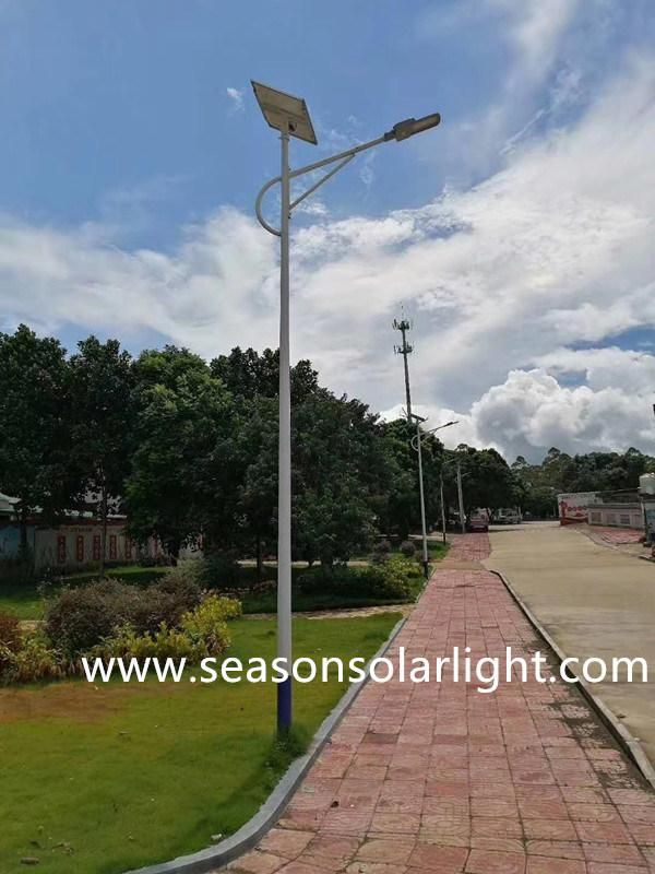 High Power LED Project Lighting 5m Intelligent Sensor Lighting Solar Outdoor LED Street Light with LED Light & Battery