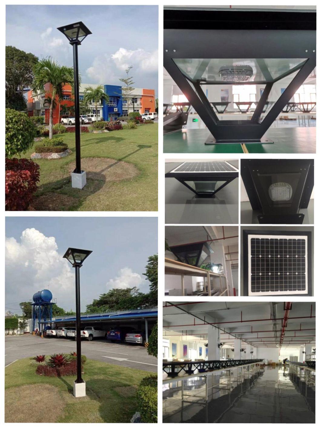 5 Years Warranty 3000lm Solar Gate Post Light for Solar Garden Lighting