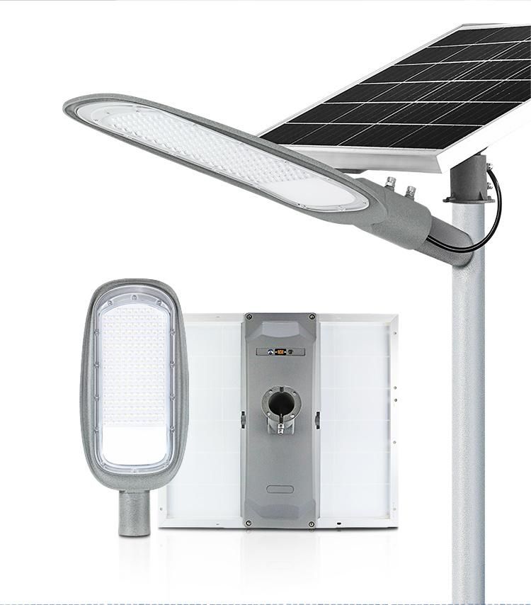 20W 60W 100W 200W 500W Solar Street Light with Inbuilt Batteries Dusk to Dawn High Lumen IP65 6000K LED Streetlight Lamp