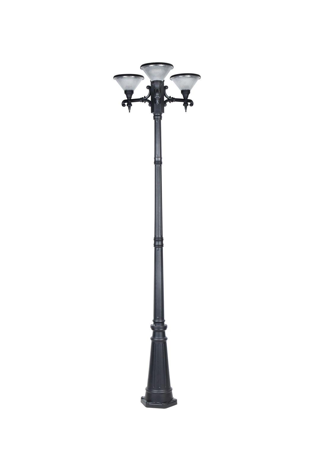 Aluminum+PC Cover Garden Solar Column Lights for Sale