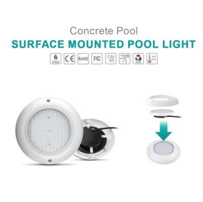 Factory Direct Sales PVC Vinyl Swimming Pool Underwater Waterproof 1.5 Inch RGB Pool Lights