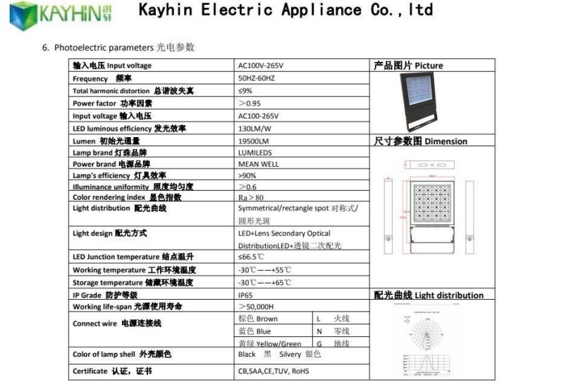 Promotional 100W LED Solar Flood Lights, Solar Flood Lights Outdoor Dusk to Dawn with Remote Control, IP67 Waterproof Spotlight for Yard/Garden Flood Light