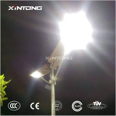 60W Bridgelux COB Outdoor LED Solar Street Lamp IP65