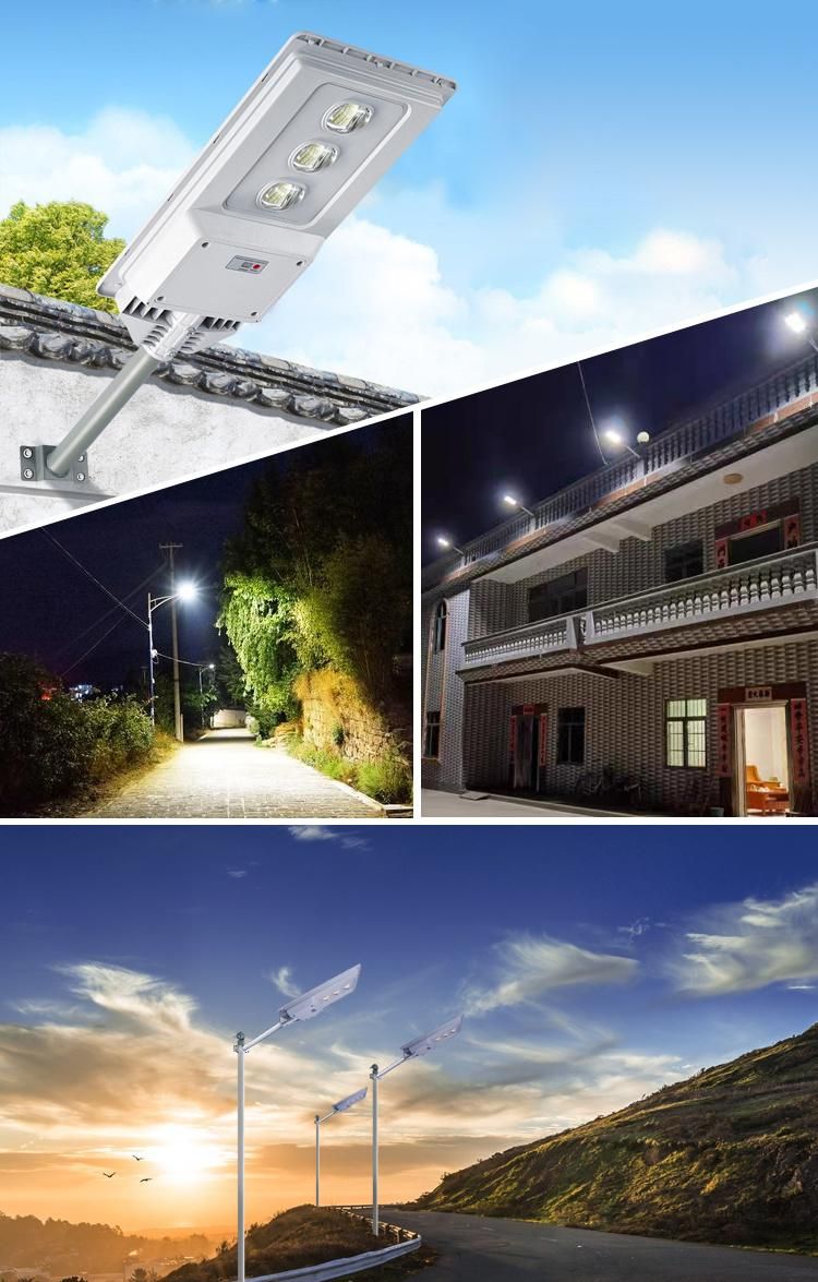 Bspro All in One Price List Outdoor Road IP65 Integrated Power Cell Panel LED Solar Street Light