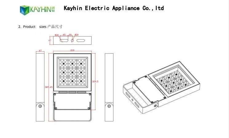 Factory Energy Saving High Lumen IP66 Waterproof Outdoor LED Floodlight T1 T2 T3 Beam Angle 50W Flood Light