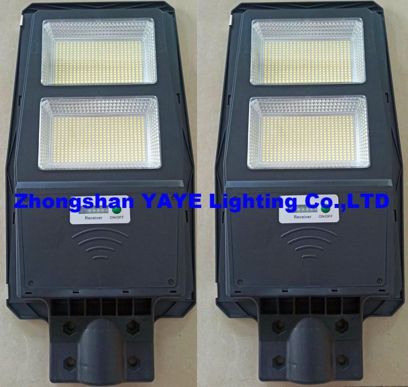 Yaye Hottest Sell Factory Price High Quality 300 Watt Sensor Solar LED Street Road Garden Wall Lighting with 500PCS Stock/ Remote Controller (YAYE-22SLSL300WC)