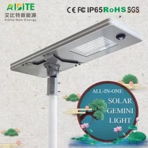 Aibite Waterproof Outdoor Solar LED Street Light with Lithium Battery