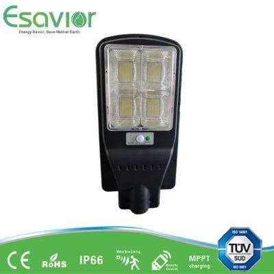 All in One Motion Sensor Integrated LED Solar Street Light 60W