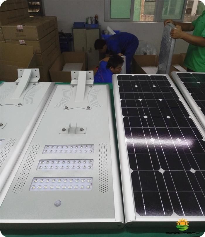 6600 Lumens All in One Integrated 60 Watt Solar LED Street Light (SNSTY-260)
