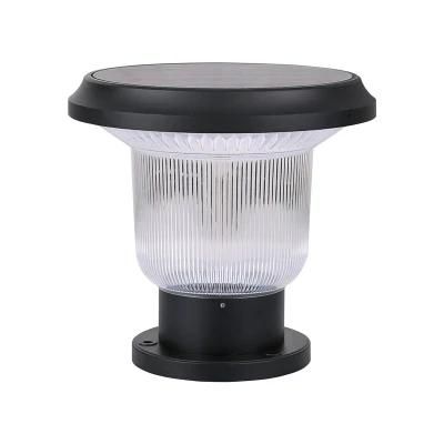 Waterproof IP65 Outdoor Post Garden Gate Door LED Solar Pillar Light 3W