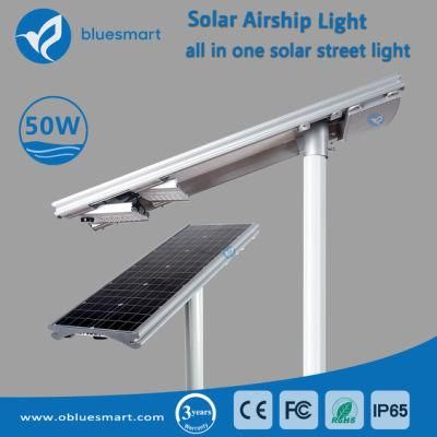 Bluesmart 50W Solar Energy Saving LED Street Light for Roadway