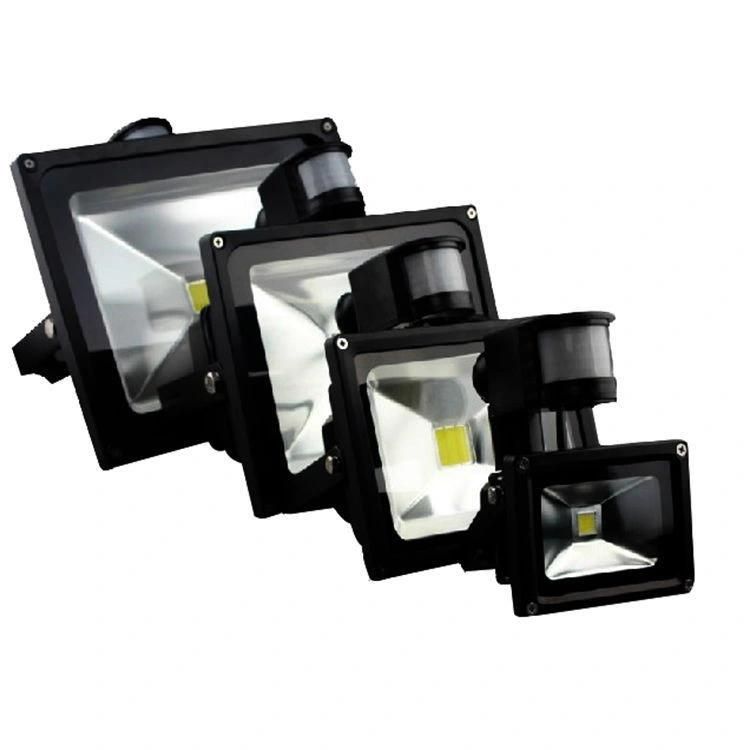 Outdoor Flood LED Lights CE RoHS Aluminum IP66 50W 100W Outdoor LED Flood Light RGB SKD Housing LED Street Light Floodlight