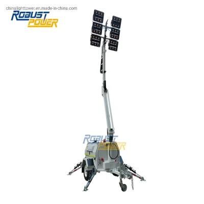 Diesel LED High Hydraulic Mast Mobile Lighting Tower Supplier