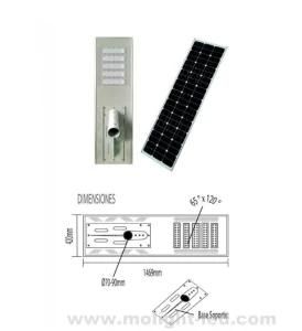 120W LED Solar Street Light All-in-One Solar Panel 150W Installation Height 10-12m