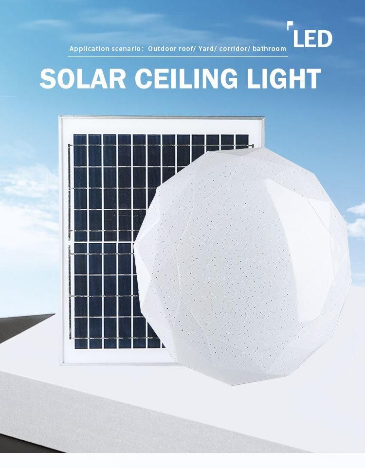 Solar LED Ceiling Light Indoor&Outdoor Home Solar Lights