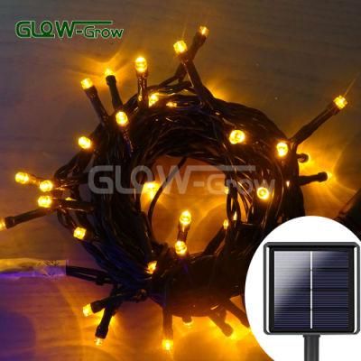 Warm White Outdoor Garden Decorative Lighting Christmas IP44 LED String Solar Holiday Lights for Wedding