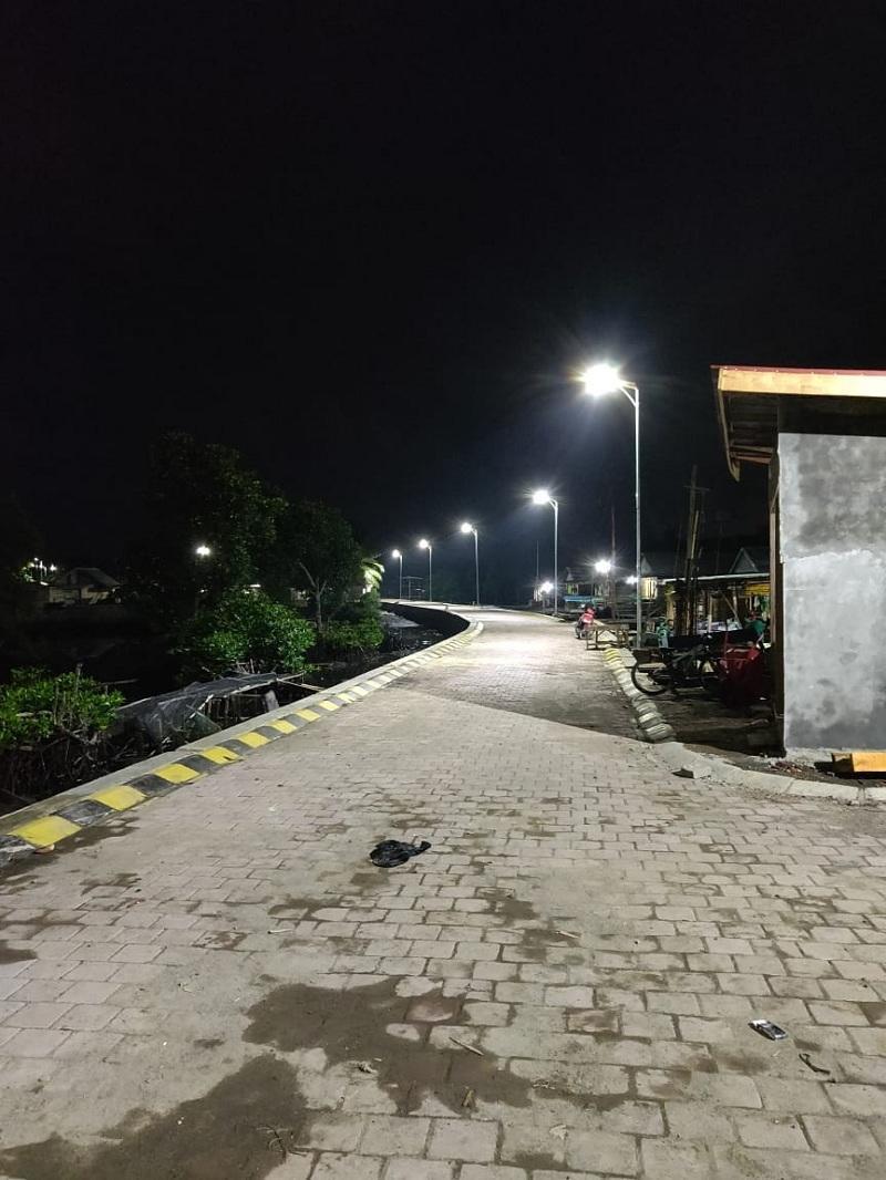 3 Year Warranty 8m Pole Mounted Solar Street LED Light 60W for Main Road