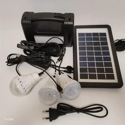 off-Grid Solar System for Home Lighting Use Power Phone Charging LED Light Solar Energy System