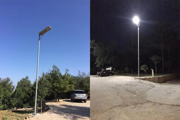 Outdoor 8m Pole Mounted Solar Street Light 60W with Motion Sensor