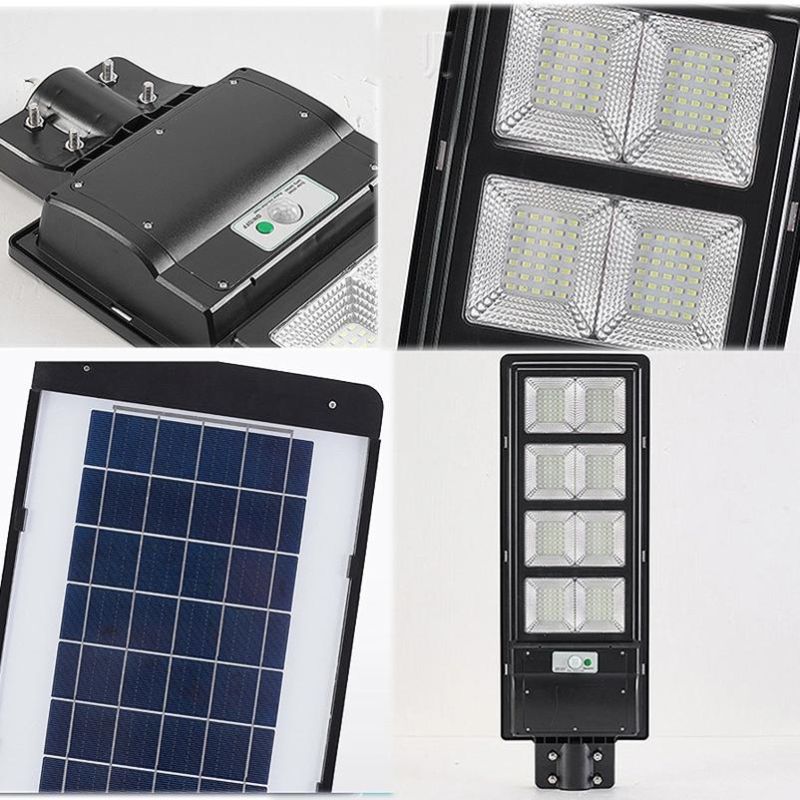 Waterproof LED Solar Street Light for Garden Decoration with Remote Control Radar+PIR Human Sensor