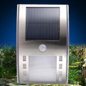 Solar Powered 14 LED Wall Light Dim/PIR Motion Sensor Outdoor Garden Yard Lamp