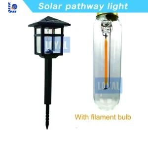Loyal New Product 2018 Filament Bulb Solar Pathway Light