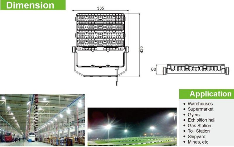 Outdoor LED Light 200W for Play Ground LED Flood Light IP66