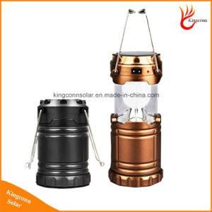 High Quality 6 LED Hand Lamp Rechargeable Collapsible Solar Camping Lantern Tent Lights for Outdoor Lighting
