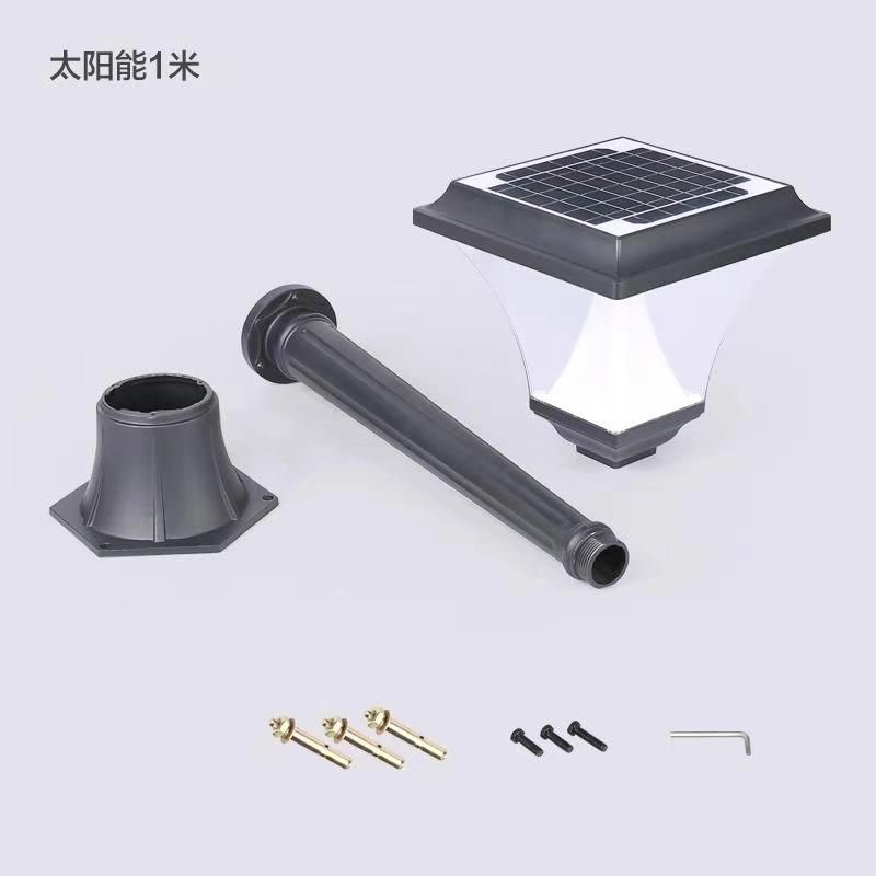 Factory Direct Aluminum Yard Park Waterproof IP65 Solar Garden Light LED Garden Light
