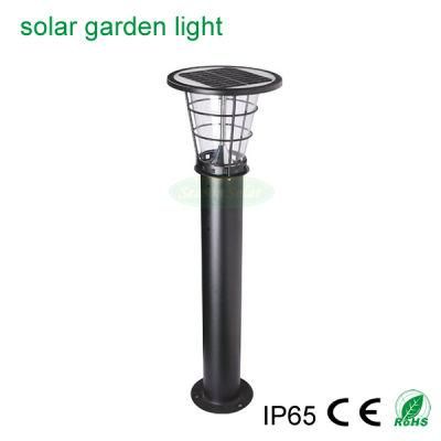 Factory Garden Solar Product 30cm--220cm Outdoor 5W Solar Bollard Light with Rechargeable Solar Panel &amp; LED