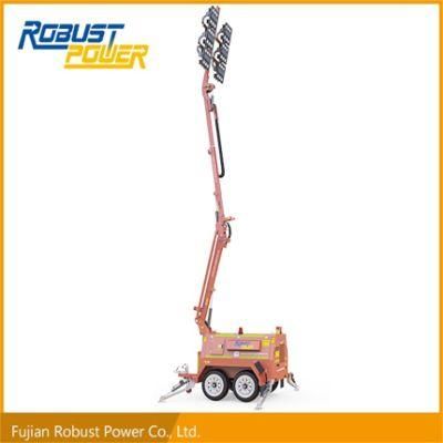 Mobile Lighting Tower with High Quality LED Lamps