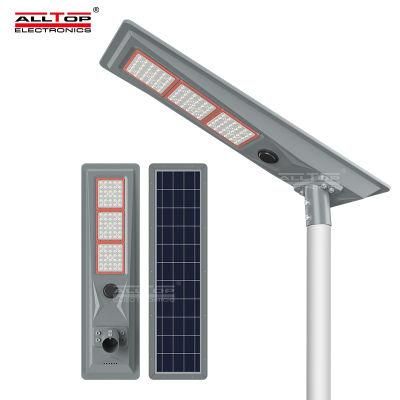 Alltop High Power Microwave Sensor Waterproof IP65 SMD Garden Stadium Highway Outdoor LED Solar Street Light