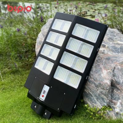 Bspro Commercial High Brightness Outdoor IP65 Waterproof 400W All in One Solar Street Light