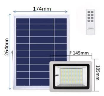 2021 Hotsale 30W 40W 60W 80W 100W 120W IP66 Waterproof Cold Light Sfl04-30W Solar Flood Light for Outdoor Wall Garden