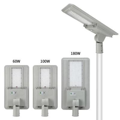 Outdoor Waterproof New Motion Sensor 60W 80W 100W 120W 150W 180W 200W Solar LED Street Light All in One LED Solar Lighting