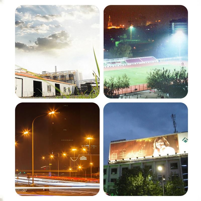 Factory Promotion Wholesale Outdoor Color Changing LED Floodlight Energy Saving Rechargeable Solar LED Flood Light