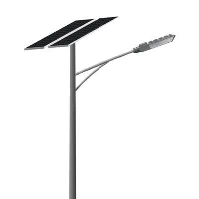 DC Power IP65 Waterproof Outdoor 10m Pole 80W Solar LED Street Light Post with Double Arms