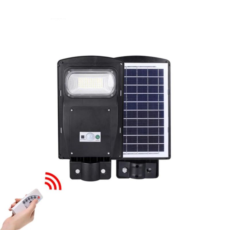 Outdoor Motion Sensor Pashway Integrated 60W 80W 120W 300W Smart LED All in One Solar Street Light