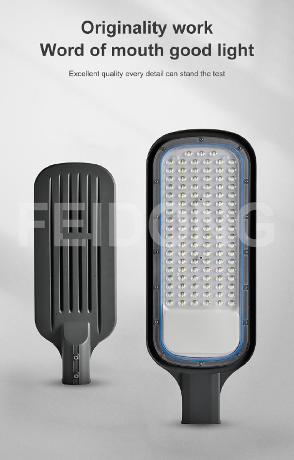100% Power Optical Lens Outdoor Waterproof LED Street Light