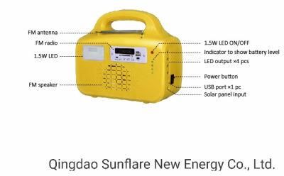 20W Solar Energy Lighting Kit System for Home Use