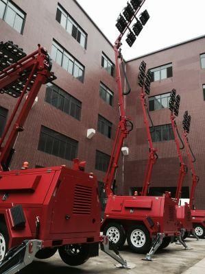 Australia Mining 10m Dual Axles Emergency Hydraulic Light Towers