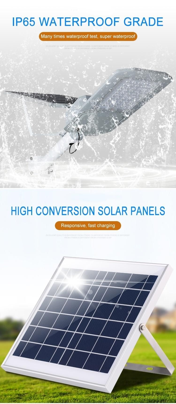 High Performance Wholesalers 60W 100W 200W Aluminium Garden Outdoor Waterproof IP65 LED Solar Street Light Solar Light CS-Tyhf